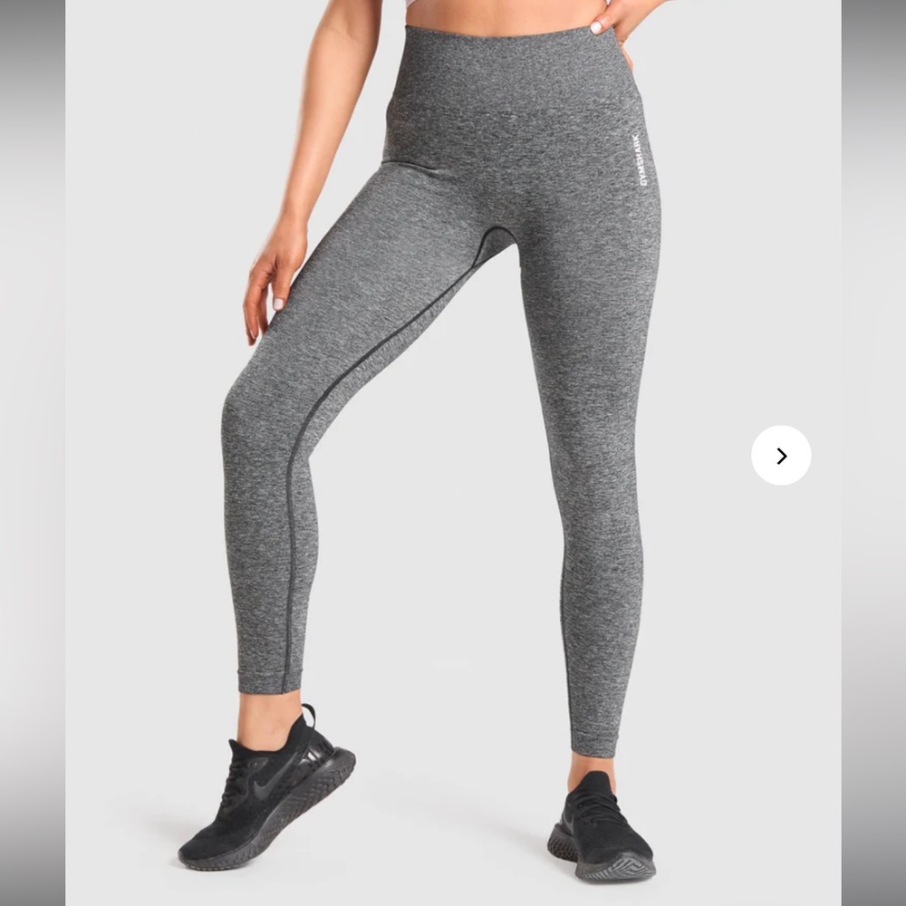 Gymshark Adapt Marl Seamless Leggings - Black